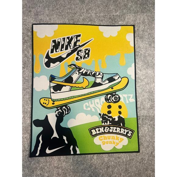 Nike Sb Chunky Dunk Ben and Jerrys Rug Non Slip - Picture 1 of 4